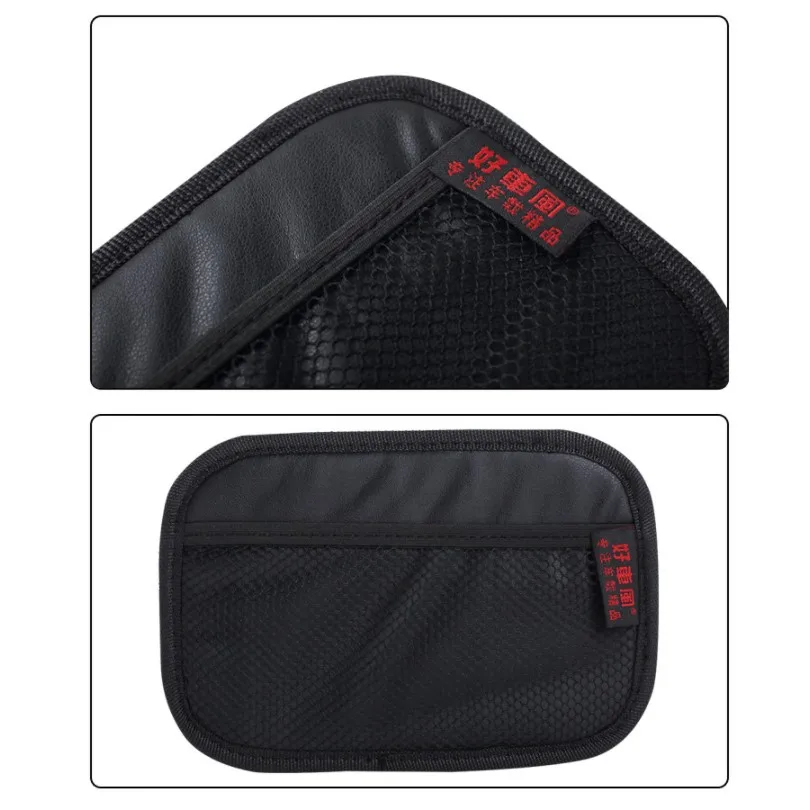 Bolsa de malla de cuero para coche, bolsas de red de almacenamiento de tela Oxford, organizador Interior de coche, almacenamiento de llaves y monedas, herramientas de almacenamiento automático