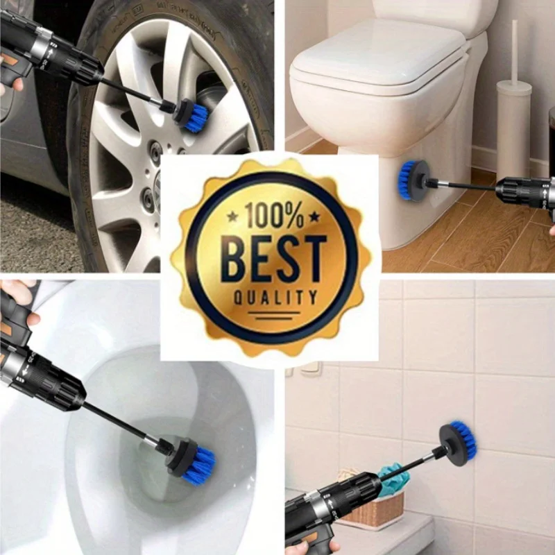 Kit de cepillos para ruedas y neumáticos, Juego de cepillos de perforación para detalles de coche, Juego de cepillos de limpieza y lavado de coches, 20 unidades